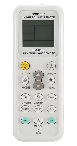 Sbox RC-01408-AIRCON weiß / Fernbedienung / Für Klimaanlagen / Reichweite 8 m