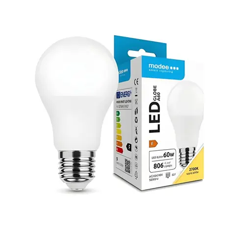 Modee A60 / LED-Lampe / E27 / 8,5 W (entspricht 60 W) / 806 lm / warmweiß 2700 K