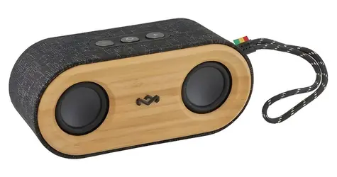 Marley Get Together 2 Mini, schwarz / Tragbarer Lautsprecher / Bluetooth 5.0 / IP67 / 15 Stunden Akkulaufzeit