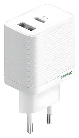 Oppo OSAB4CB4AE weiß / Ladegerät / USB-A + USB-C / 45 W