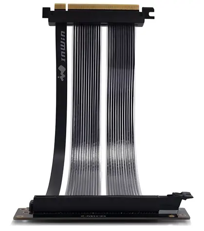 InWin PCI-E 4.0 x16 Riser Cable & Halterung / Riser-Kabel für Grafikkarten / PCIe 4.0 x16 / Vertikale GPU-Montage