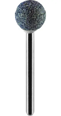 Graphite Schleifkugel 10 mm / Schleifstein / Durchmesser 10 mm / Schaft 3,2 mm / 3 Stück