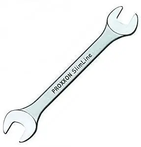 Proxxon Flachschlüssel 5 x 5,5 mm / Schlüssel / Länge 116 mm / Metall