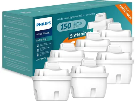 Philips Softening+ / Ersatz-Wasserenthärtungsfilter / 6 Stück.