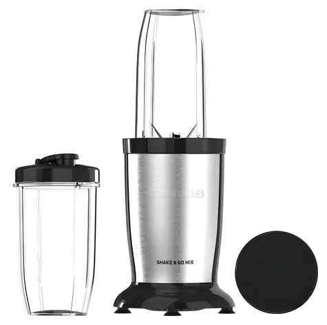Taurus Shake & Go Mix schwarz / Smoothie-Mixer / 1000 W / 0,5 l / 2 Tassen