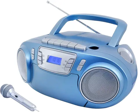 Soundmaster SCD5800BL / Radio / FM PLL / CD/CD R/RW / Kassette / USB / Mikrofon