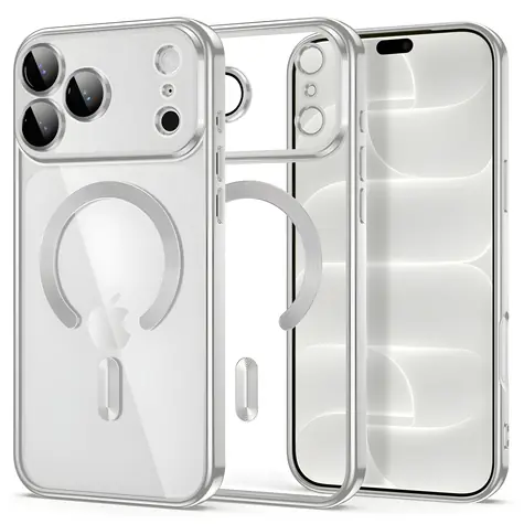 Tech-Protect MagFlex silber / Schutzhülle / Apple iPhone 18 Pro, 17 Pro / MagSafe