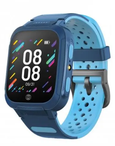 Ausgepackt - Forever Kids Find Me 2 KW-210 blau / IPS 1,4" / 128x128 / GPS / microSIM / SOS / ausgepackt