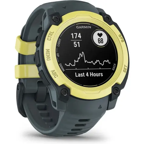 Garmin Instinct E 40 mm Electric Lime mit Twilight-Armband / Smartwatch / GPS / BT / tägliches Aktivitätstracking / 10 ATM