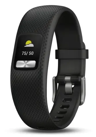 Ausgepackt - Garmin Vivofit 4 (Größe L) schwarz / Fitnessarmband / LCD 88x88px / Bluetooth / ANT+ / ausgepackt