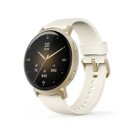 HAMA 7020 Gold / SMART / 1,32" AMOLED-Display / Telefonie / GPS / Bluetooth / IP68 / Sprachassistent