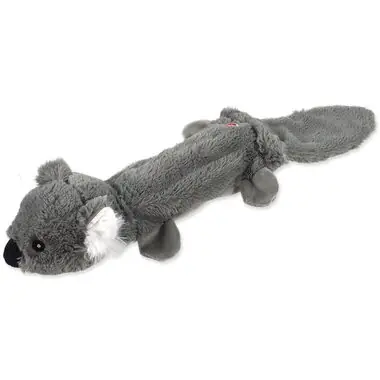Dog Fantasy Toy - Recyceltes Spielzeug Koala mit PET-Flasche, Quietscher und raschelndem Schwanz, 50 cm