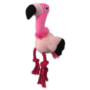 Dog Fantasy Toy - Leises Quietschtier Flamingo Pink 27cm