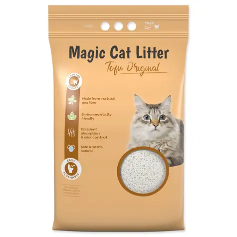 Magisches Katzenstreu Tofu Original 12l
