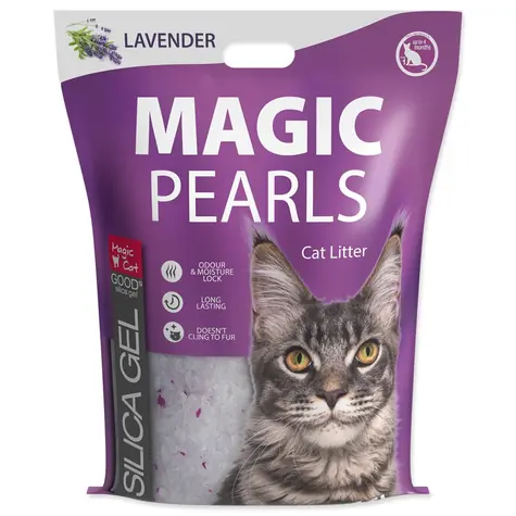 Katzenstreu Magic Pearls Lavendel 16l