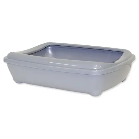 Magic Katzentoilette Economy mit Rand grau 50x38x14cm