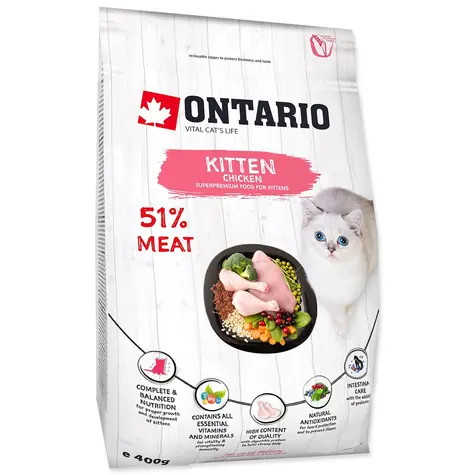 Ontario Kitten Chicken 400g / Kätzchenfutter