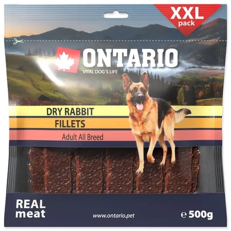 Ontario Treat Kaninchen getrocknete Scheiben 500g