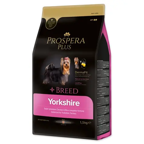 Prospera PLUS Yorkshire-Huhn mit Reis 1,5 kg / Granulat für erwachsene Hunde 