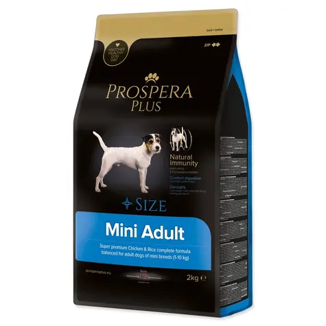 Prospera PLUS Mini Adult Huhn mit Reis 2kg / Granulat für erwachsene Hunde 