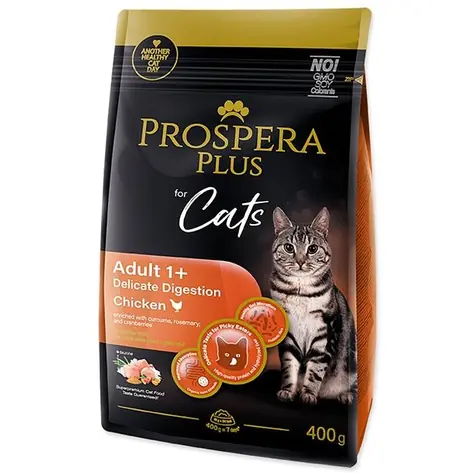 Prospera PLUS Adult 1+ Chicken Delicate Digestion 400g / Granulat für erwachsene Katzen