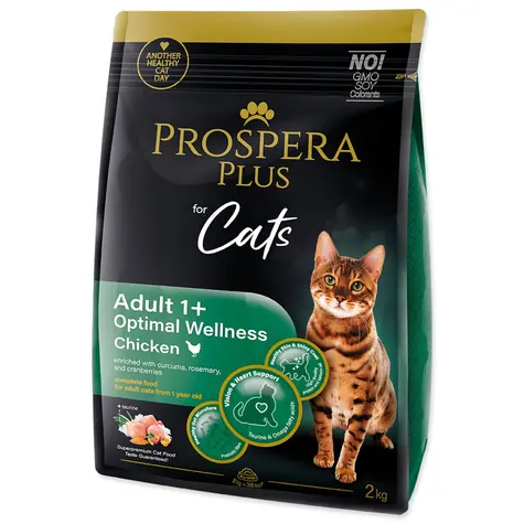 Prospera PLUS Adult 1+ Chicken Optimal Wellness 2kg / Granulat für erwachsene Katzen