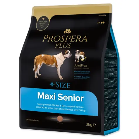 Prospera PLUS Maxi Senior Huhn mit Reis 3kg / Granulat für ältere Hunde 