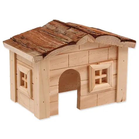 Kleine Tiere Einstöckiges Holzhaus 20,5cm