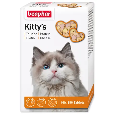 Beaphar Treat Kitty's Mix 180 Tabletten.