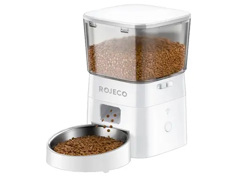 Rojeco Automatischer Futterautomat 2L WiFi (weiß)