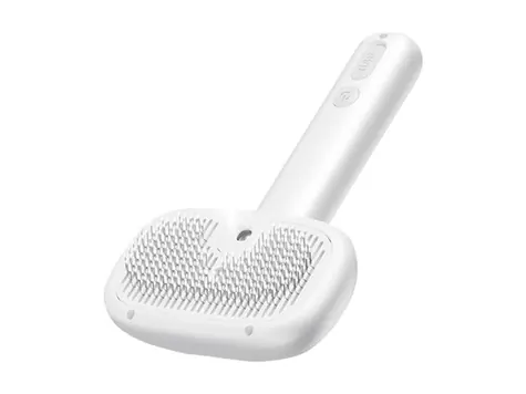 Rojeco Haarbürste mit Dampffunktion (weiß)