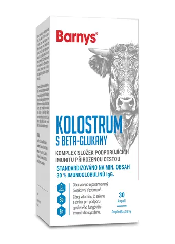 Barnys Kolostrum mit Beta-Glucanen, 30 Kapseln