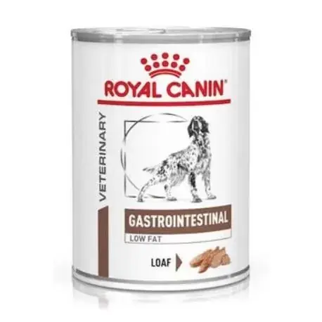 Royal Canin Veterinary Diet Canine Gastrointestinal Low Fat 410 g / Dosenfutter für Hunde / Diät