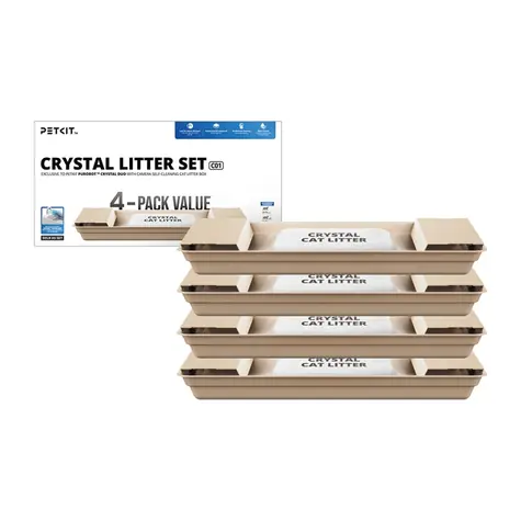 PetKit Kristallstreu / für Purobot Crystal Duo / 4 Beutel