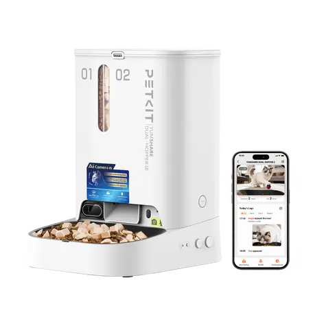 PetKit Yumshare Dual Hopper 2 / intelligenter Futterautomat mit Kamera / App-Anbindung