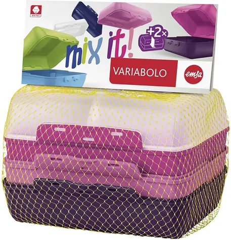 Emsa Variabolo - 2er-Set Snackboxen für Mädchen