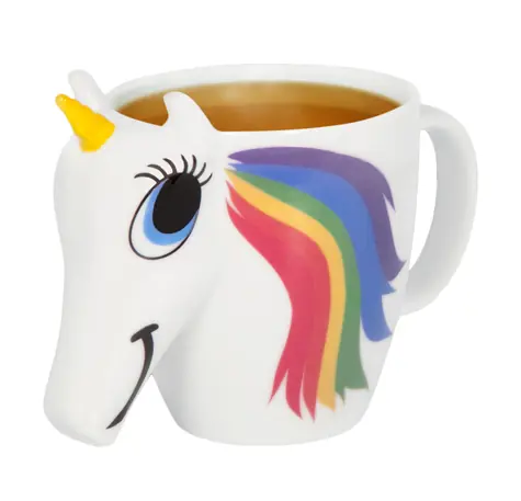 ThumbsUp! Einhornbecher 350 ml weiß / Keramikbecher