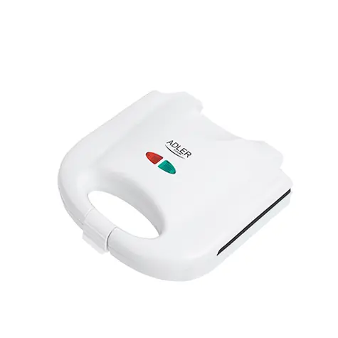Adler AD 301 / Sandwichmaker / 750W / 2 Sandwiches / weiß