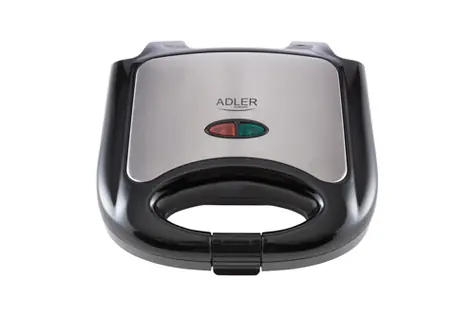 Adler AD 3015 / Sandwichmaker / 750W / 2 Sandwiches / schwarz