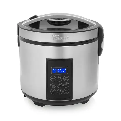 Tristar RK-6138 / Reiskocher und Dampfgarer / 900 W / 2,2 l / 7 voreingestellte Programme / Timer