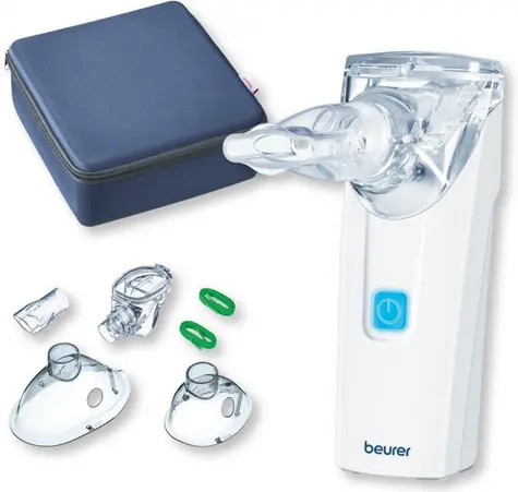 BEURER IH 55 Inhalator / Membran / 0,25 ml-min / Batterie 4X AA / Zubehör