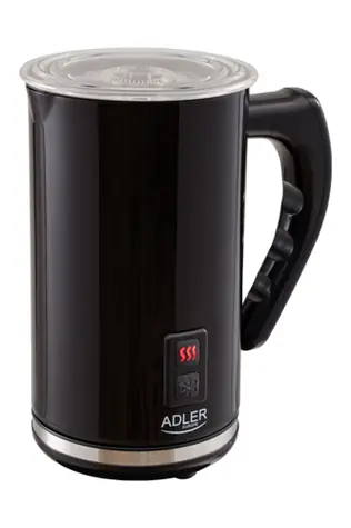 Adler AD 4478 schwarz / Milchaufschäumer und Heizung / 500W