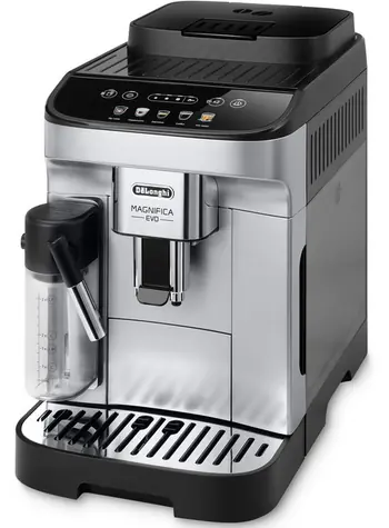 DeLonghi Magnifica Evo ECAM 290.61.SB silber / Kaffeevollautomat / 1450 W / 15 bar / 1,8 l / Tank 250 g  