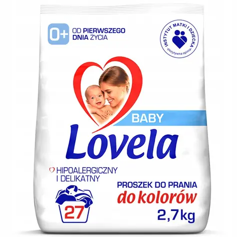 LOVELA Babywaschpulver für farbige Kleidung 2,7 kg