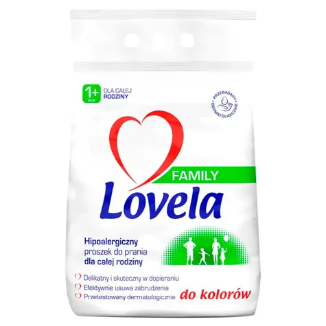 LOVELA Family Waschpulver für farbige Kleidung 2,1 kg