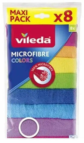 Vileda 151501 Mikrofasertuch (8 Stück)