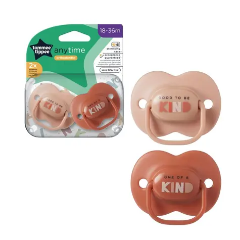 Tommee Tippee C2N Silikon-Schnuller, 2 Stück | 18-36 Monate