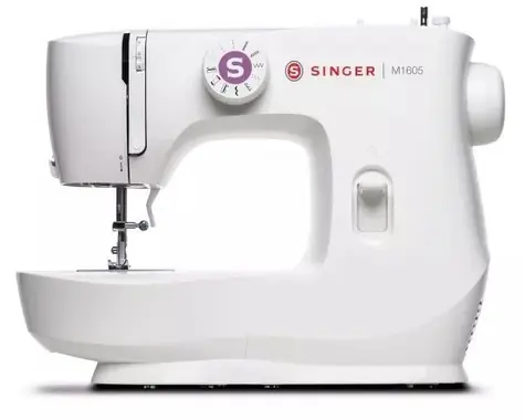 Singer M1605 weiß / Nähmaschine / 6 Stiche