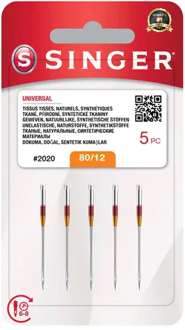 Singer 2020 - 80/12 5 Stk. / Nadeln / universal