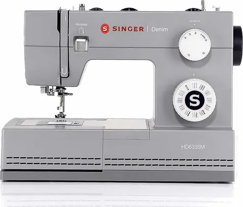 Singer Heavy Duty 6335M Grau / Nähmaschine / 32 Stiche